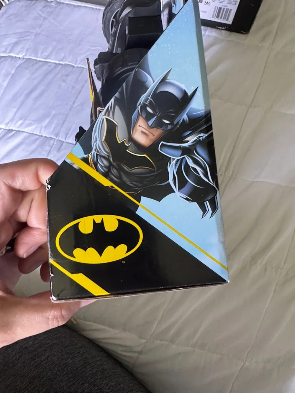 DC Black and Yellow Remote Control Batmobile with Batman Figure